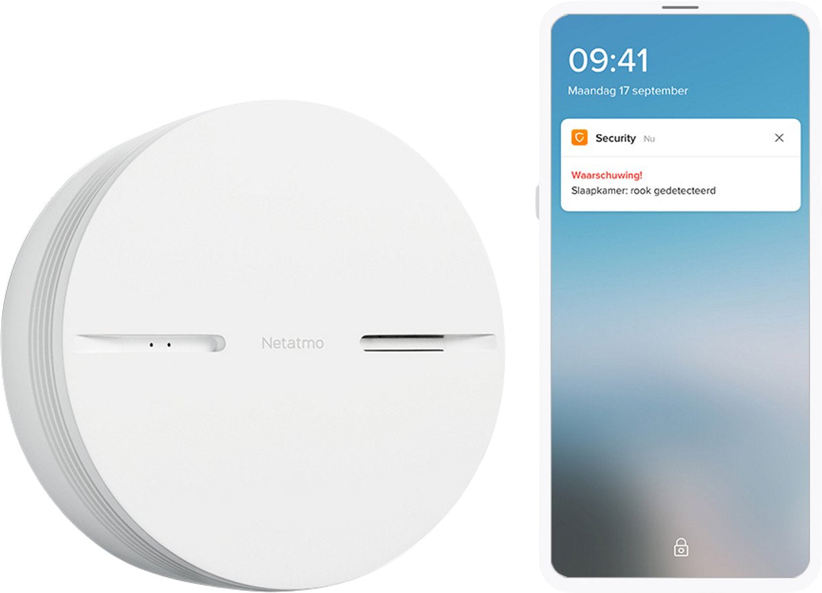 Netatmo smart smoke detector with WiFi